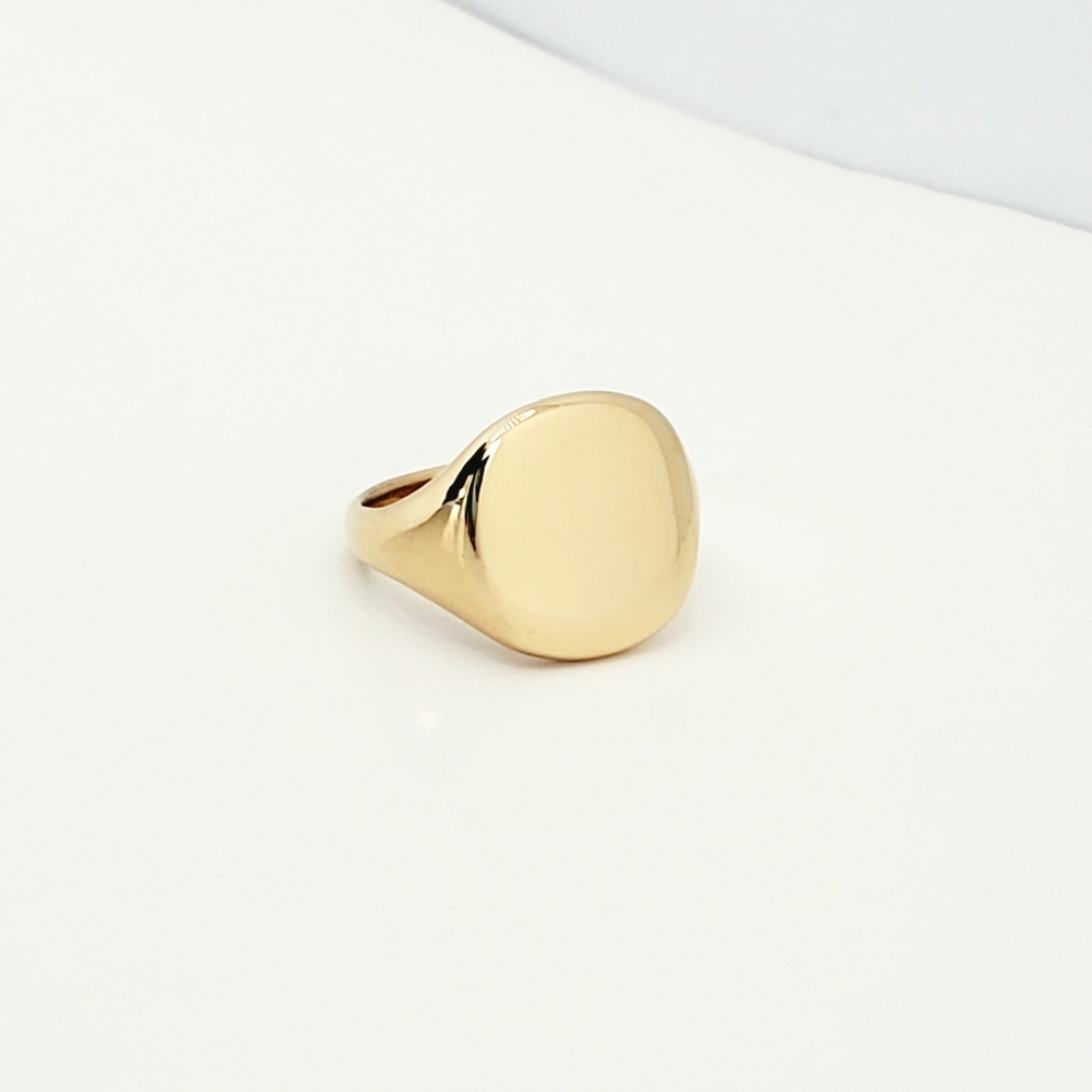 David Yurman 18k Yellow Gold Pinky Ring